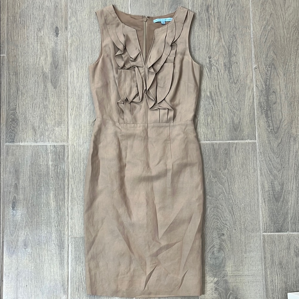 Antonio Melani Tan Sleeveless Dress